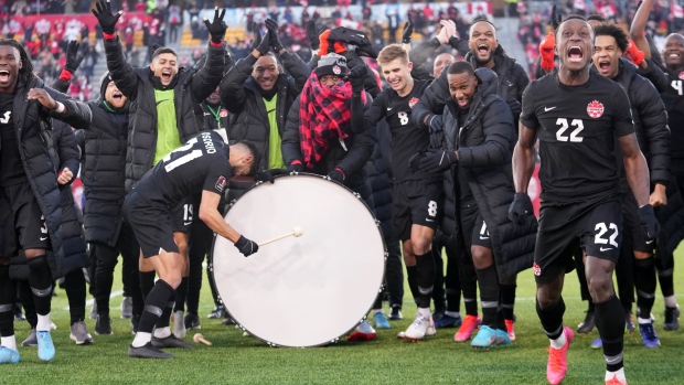 Tim and Friends on X: The Canada Soccer men's national team will debut  these new black kits during tonight's game against the U.S. Do you like the  new third jerseys or do