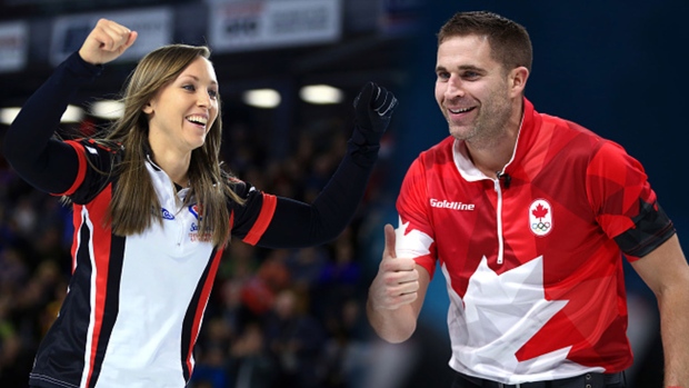 Rachel Homan and John Morris , TSN Rachel Homan and John Morris