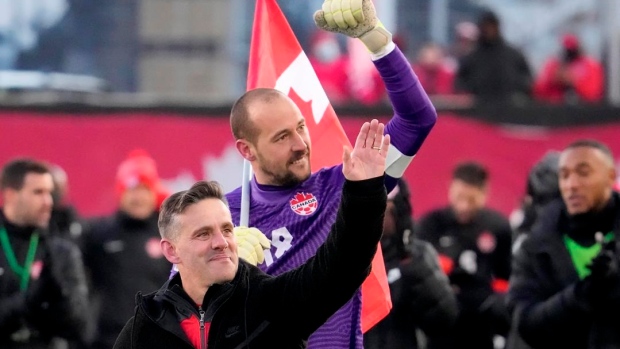 John Herdman Milan Borjan, The Canadian Press John Herdman Milan Borjan