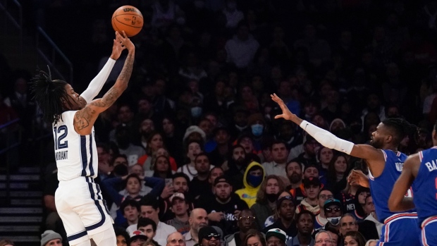 Jaren Jackson Jr. Ja Morant Memphis Grizzlies New York Knicks 