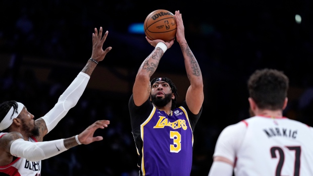 Score of the lakers and best sale portland game