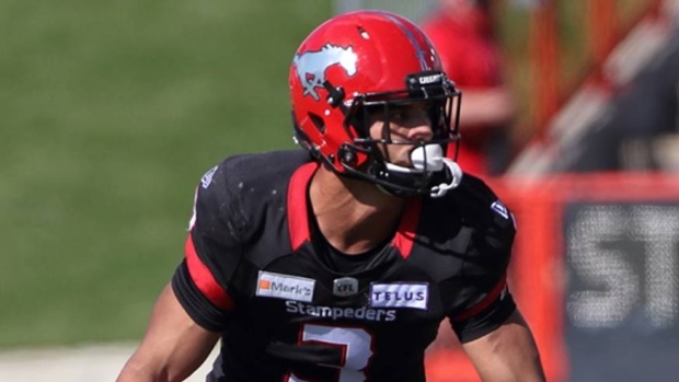 Branden Dozier, Calgary Stampeders Branden Dozier