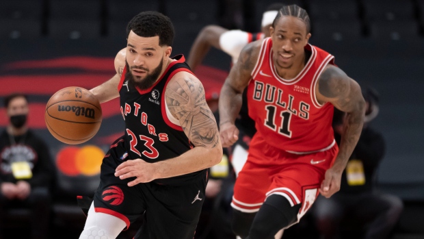 Fred Vanvleet and DeMar DeRozan