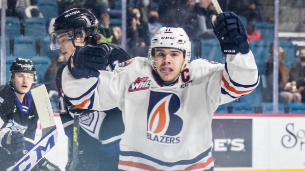 Logan Stankoven, Kamloops Blazers (@blazerhockey) Logan Stankoven