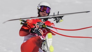 Beat Feuz wins Olympic downhill, Canada's Crawford just misses medal
