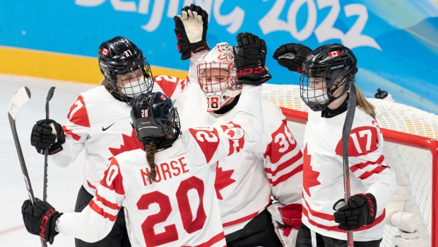 Team Canada Celebrates
