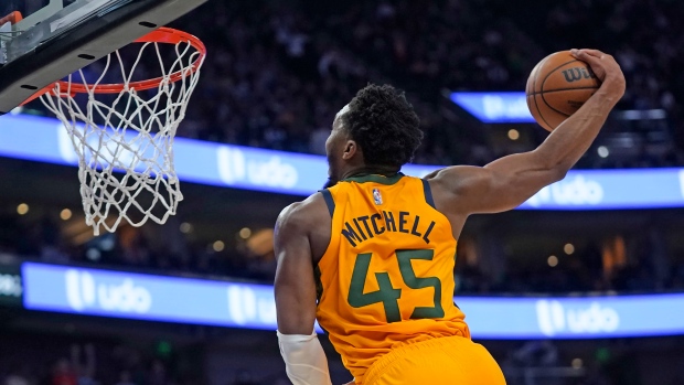 Donovan Mitchell, The Canadian Press Donovan Mitchell
