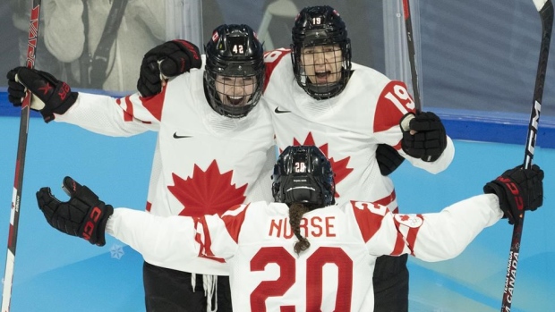 Team Canada Celebrates, The Canadian Press Team Canada Celebrates