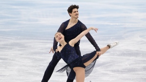 Canadian ice dancers Gilles and Poirier sit sixth after rhythm dance