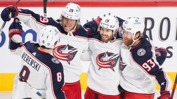 Montreal online columbus hockey
