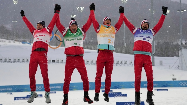 ROC celebrates cross country relay, The Canadian Press ROC celebrates cross country relay