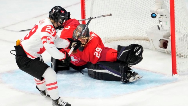 Canada to play for women's Olympic hockey gold, down Swiss 10-3 in semifinal 