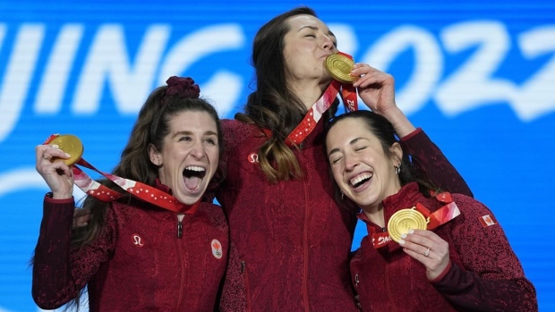 Isabelle Weidemann Ivanie Blondin Valerie Maltais, The Canadian Press Isabelle Weidemann Ivanie Blondin Valerie Maltais