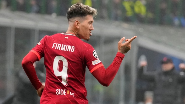 Roberto Firmino, The Canadian Press Roberto Firmino
