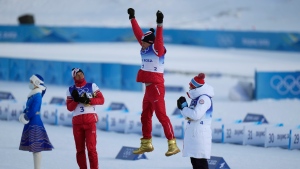 ROC's Bolshunov wins third gold of Beijing Olympics