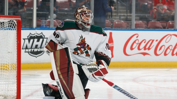 Toronto Maple Leafs acquire G Carter Hutton from Arizona Coyotes