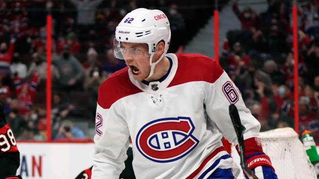 Artturi Lehkonen Montreal Canadiens Ottawa Senatorowie