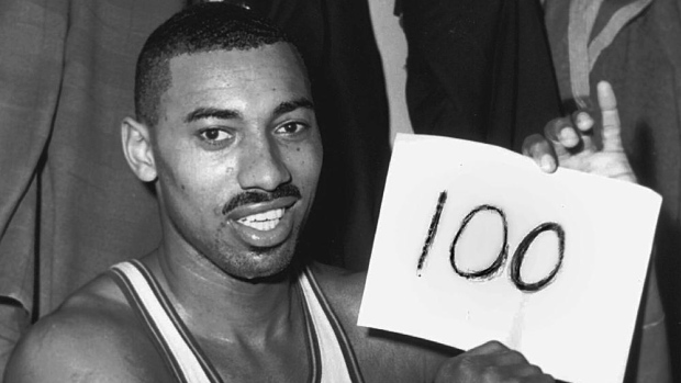 Wilt Chamberlain 100 points, The Canadian Press Wilt Chamberlain 100 points