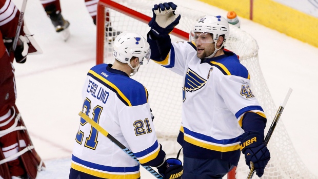David Backes Patrik Berglund, The Canadian Press David Backes Patrik Berglund