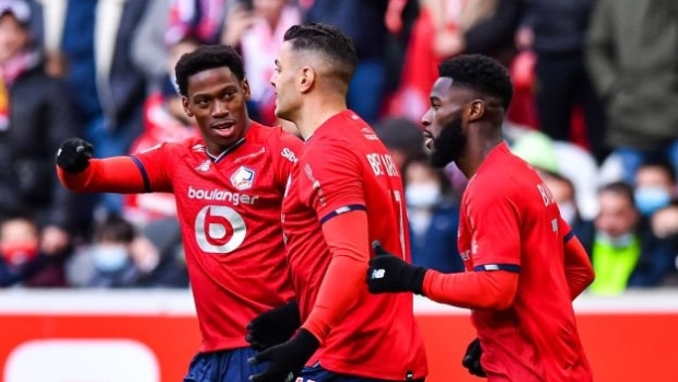 Jonathan David, Hatem Ben Arfa and Jonathan Bamba, Getty Images Jonathan David, Hatem Ben Arfa and Jonathan Bamba