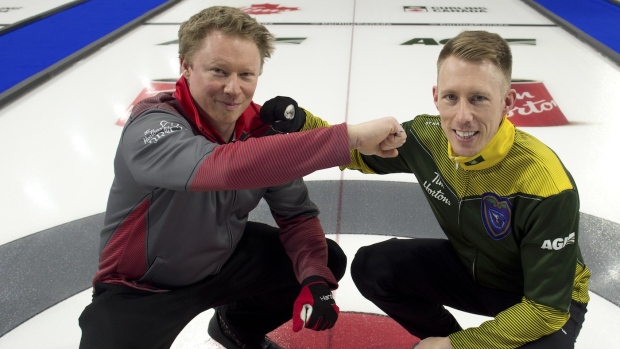 Marc Kennedy and Glen Kennedy, Michael Burns/Curling Canada Marc Kennedy and Glen Kennedy