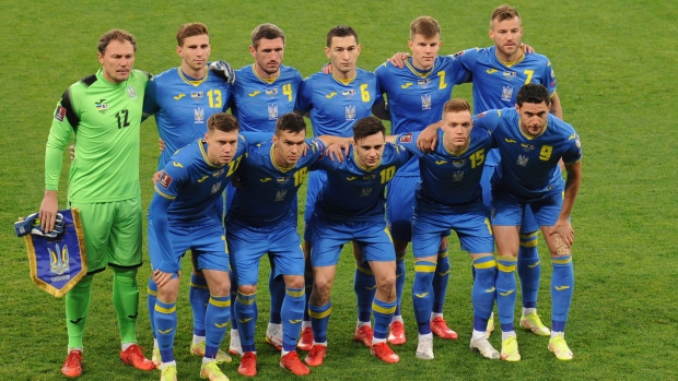 Ukraine Football Team, Mykola Tys/SOPA Images/LightRocket via Getty Images Ukraine Football Team
