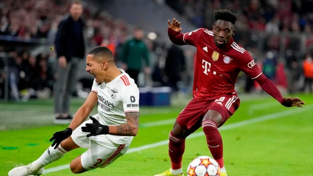 Alphonso Davies, The Canadian Press Alphonso Davies