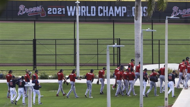 Atlanta Braves spring training, The Canadian Press Atlanta Braves spring training