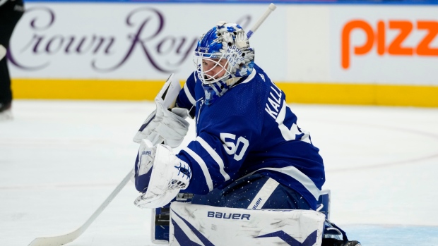 Flocons de glace Eric Calgren commence les Maple Leafs de Toronto