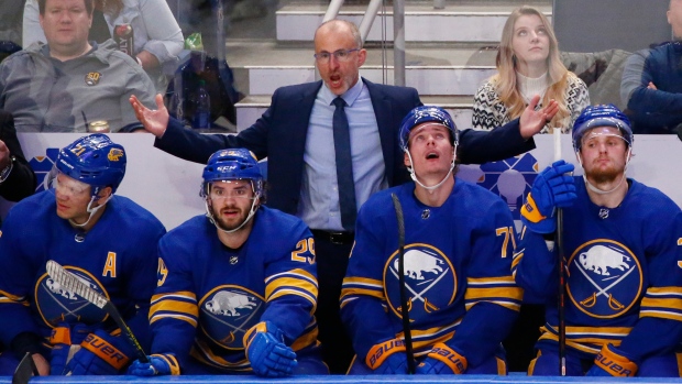 Buffalo Sabres head coach Don Granato, The Canadian Press Buffalo Sabres head coach Don Granato
