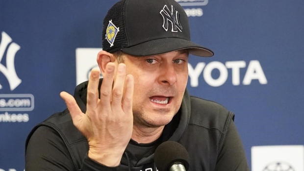 Aaron Boone, The Canadian Press Aaron Boone