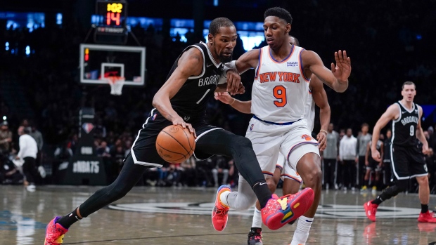 Kevin Durant RJ Barrett, The Canadian Press Kevin Durant RJ Barrett