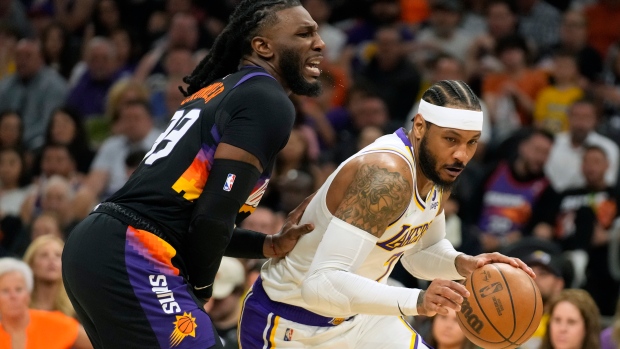 Jae Crowder Carmelo Anthony, The Canadian Press Jae Crowder Carmelo Anthony