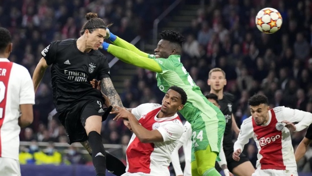 Benfica stuns Ajax, The Canadian Press Benfica stuns Ajax