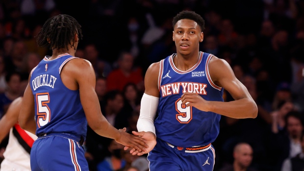 RJ Barrett Immanuel Quickley, The Canadian Press RJ Barrett Immanuel Quickley