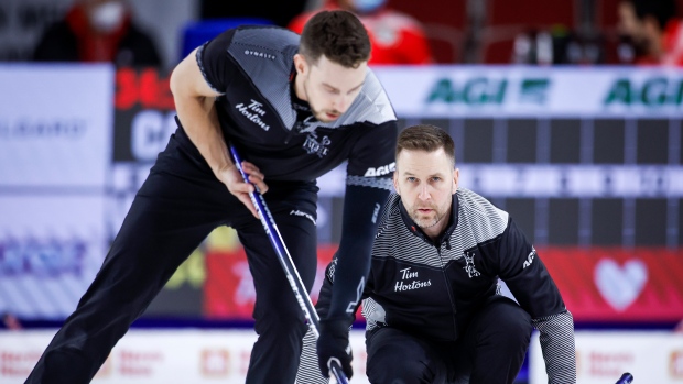 Brett Gallant and Brad Gushue 