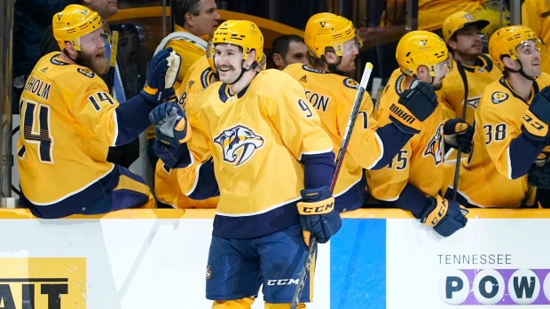 Filip Forsberg Mattias Ekholm, The Canadian Press Filip Forsberg Mattias Ekholm