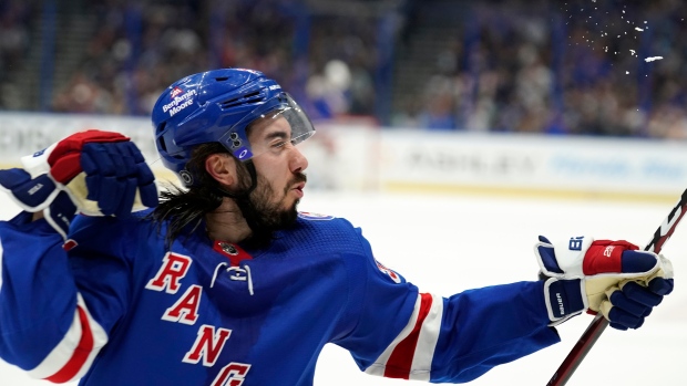 New York Rangers' Mika Zibanejad nets unique hat trick against