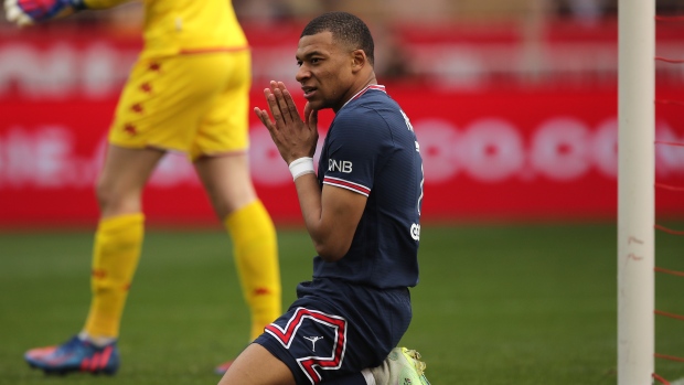 PSG's Kylian Mbappe 