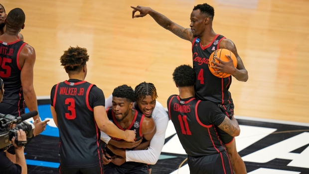 Houston Cougars celebrate