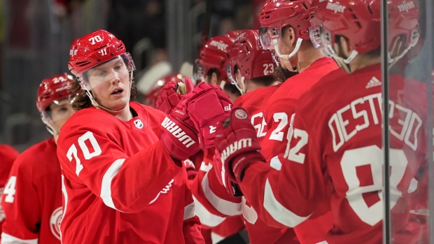 Oskar Sundqvist Made His Debut A Special One For The Detroit Red Wings  Hockey Team……….. – Miller Sports Time