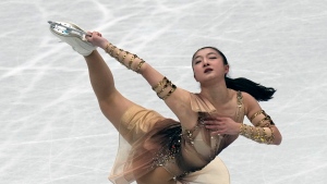 Sakamoto leads after short program at figure skating worlds