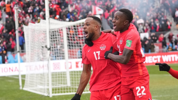 Match amical de football du Canada avec l’Uruguay Qatar Septembre