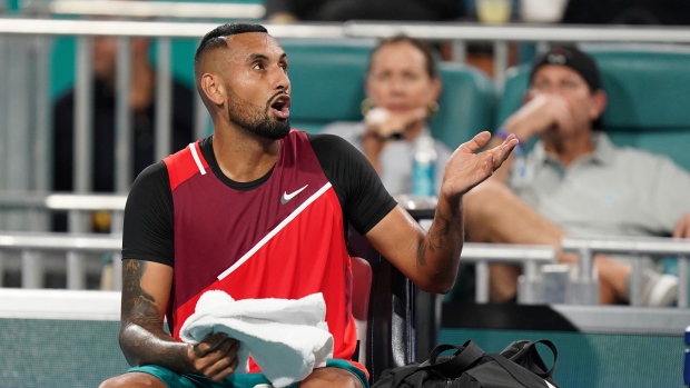 Nick Kyrgios, The Canadian Press Nick Kyrgios