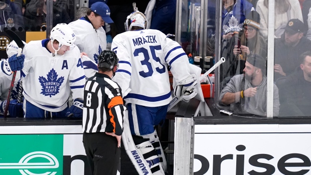 Maple Leafs de Toronto Peter Mrazek absent six semaines