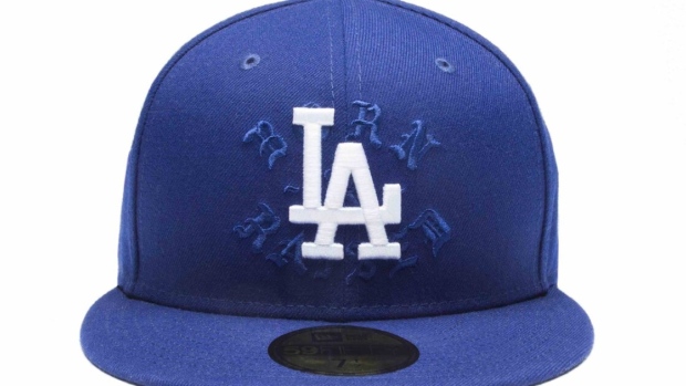 Born X Raised City Of Champions Hat Lakers Dodgers Fitted 7 1/2