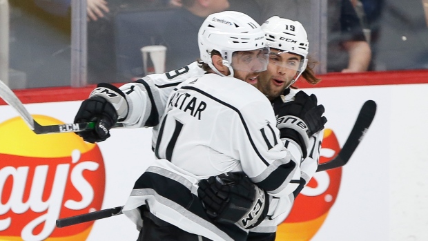 Kopitar scores 4 as Kings complete come-from-behind win over Jets