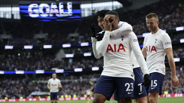 Tottenham's Steven Bergwijn Celebrates , The Canadian Press Tottenham's Steven Bergwijn Celebrates