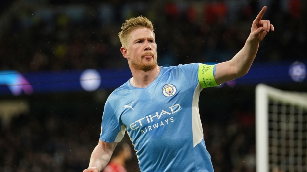 Kevin De Bruyne, The Canadian Press Kevin De Bruyne