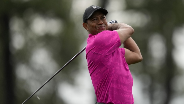 Tiger Woods, 2022 Masters Tournament Tiger Woods, 2022 Masters Tournament